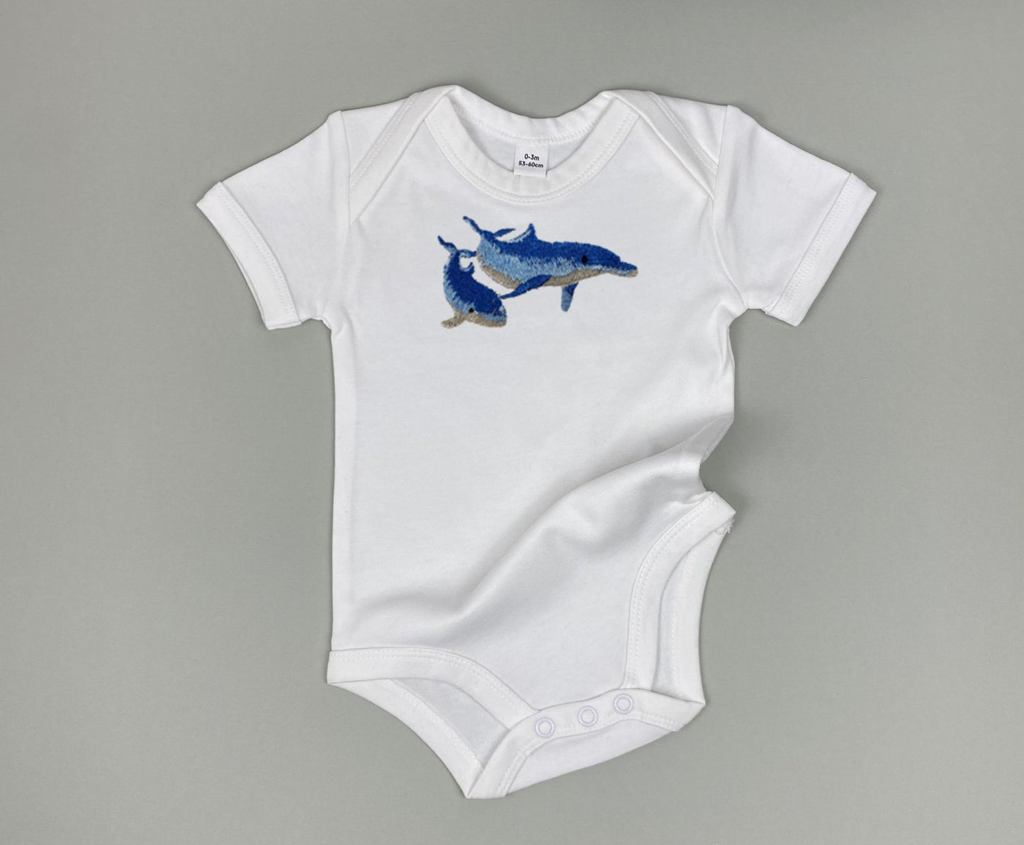 Baby Bodysuit "Dolphin Family"