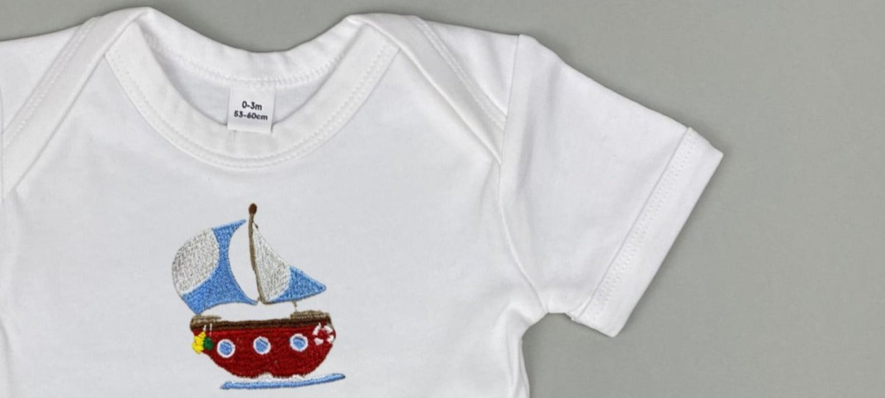 Baby Bodysuit "Sailboat"