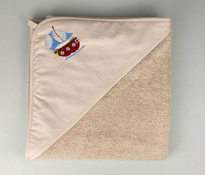 serviette de bain "Voilier"